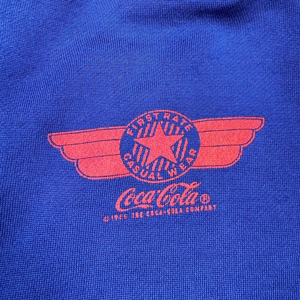 Vintage 1985 Coca Cola Flying Colors Sweatshirt Jacket size Men's Medium? - Picture 6 of 16